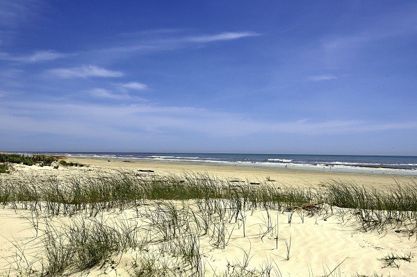 Follett's Beach between Surfside Beach and San Luis Pass along Bluewater Highway