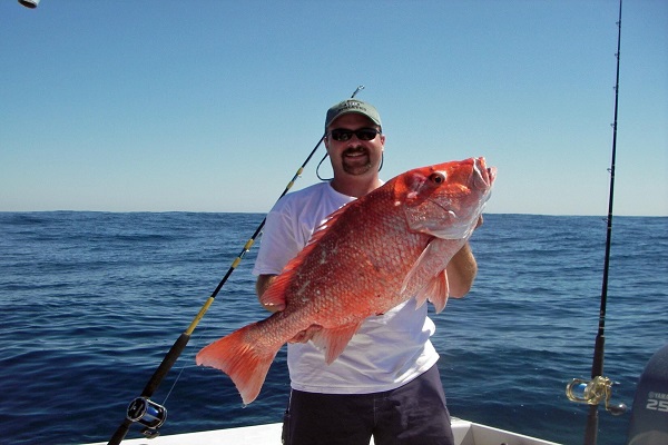 Deep Sea Fishing Charter from Freeport with Red Snapper