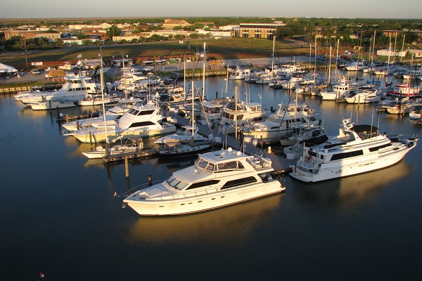 Freeport Marina on the Brazos River