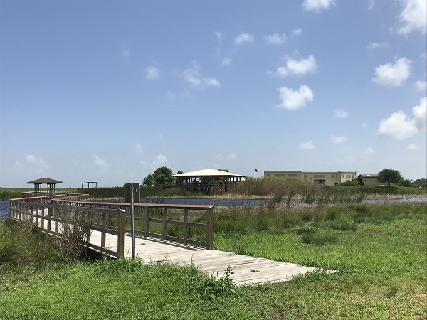 Boardwalk Leading to Big Slough Trail at Brazoria National Wildlife Refuge