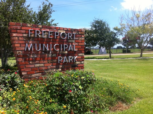 Freeport Municipal Park Sign