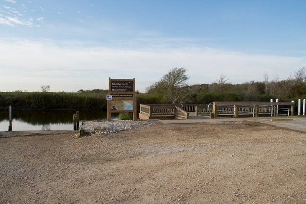 Cedar Lake Creek Public Fishing Area at the San Bernard National Wildlife Refuge
